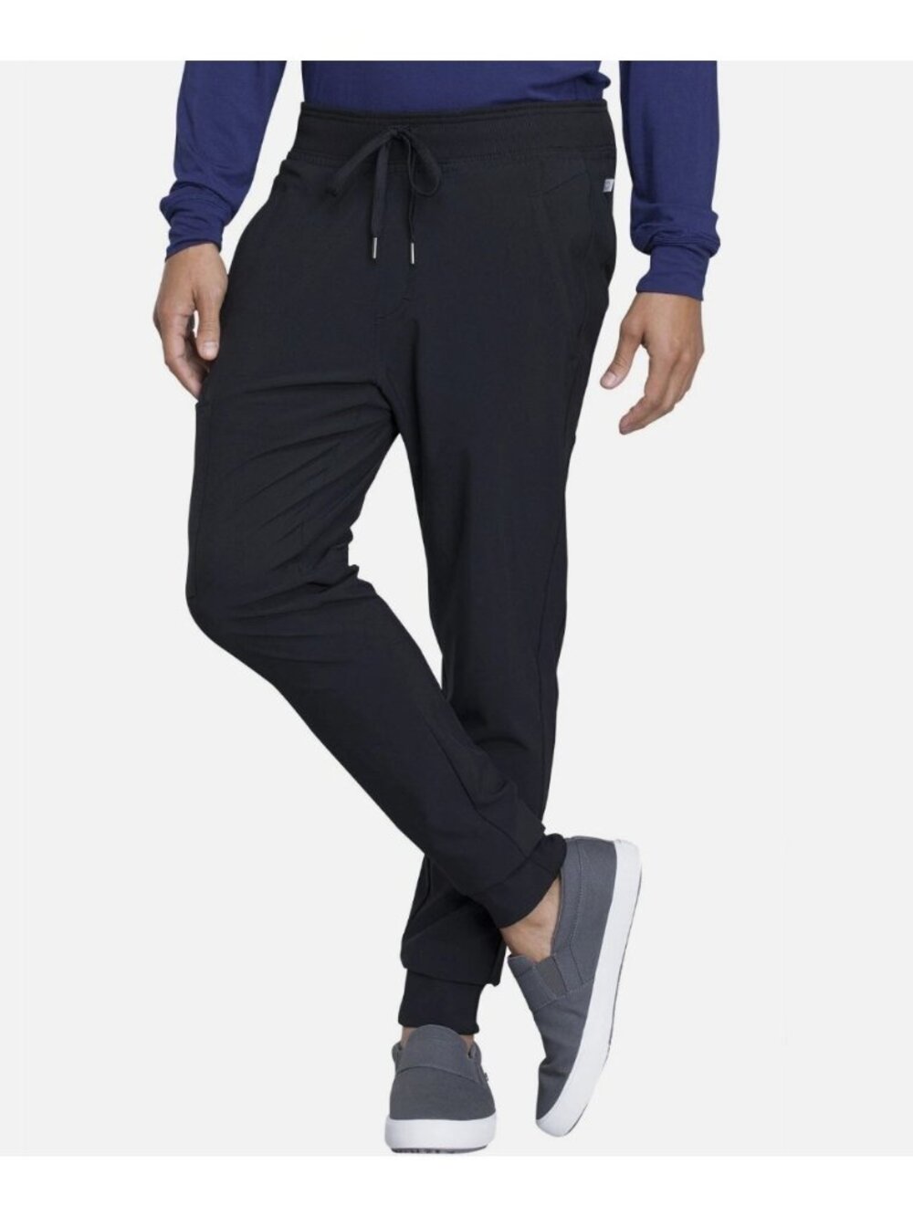 CHEROKEE Infinity natural rise jogger men’s Scrub Pant CK004 -Black - Large